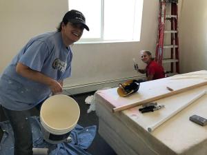 Painting at the Triplex