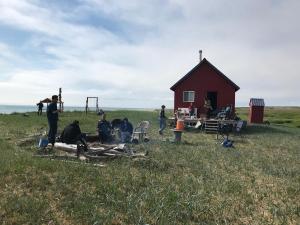 Beach Picnic at the Horner's Cabin