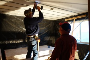 Attaching The Soundproof Channels.   