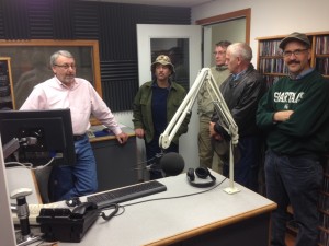 The Kalamazoo Team in the studio. 