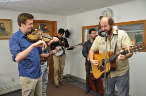 Town Mountain performs.  